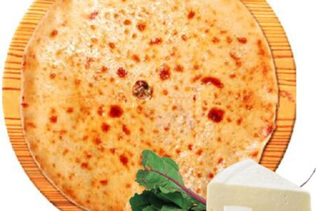 Пирог с сыром и свекольными листьями