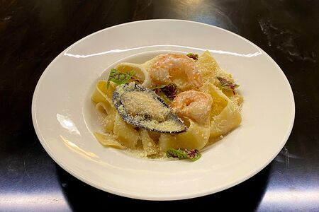 Паппарделле с морем