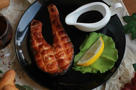 Стейк из семги