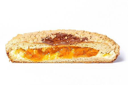 Пирог творог-курага