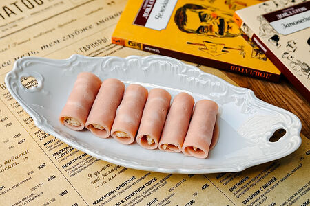 Рулетики из ветчины