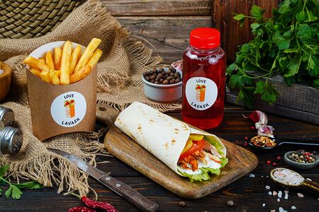 Комбо Шаурма с говядиной