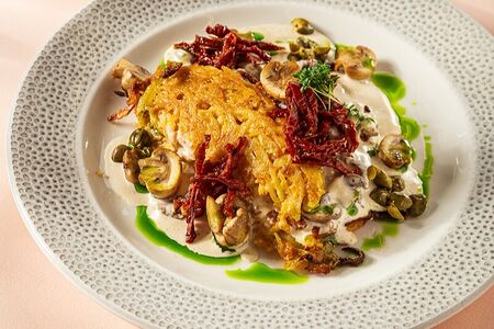 Бефстроганов на дранике