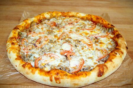 Пицца Деревенская (острая)