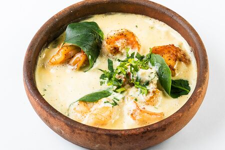 Креветки в соусе чкмерули