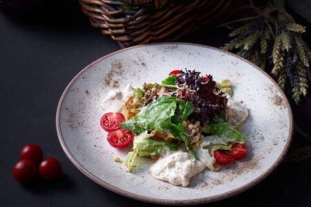 Салат с баклажанами