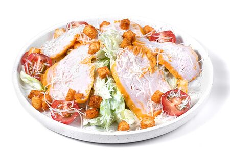 Салат Цезарь с курицей
