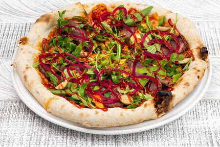 Пицца с ростбифом