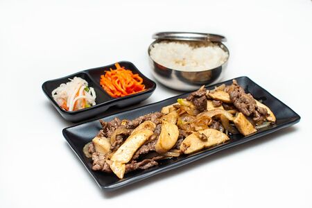 Пульгоги с грибами