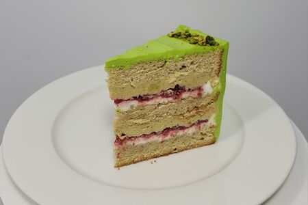 Тортик Малина-фисташка