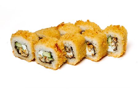 Горячий ролл с угрем