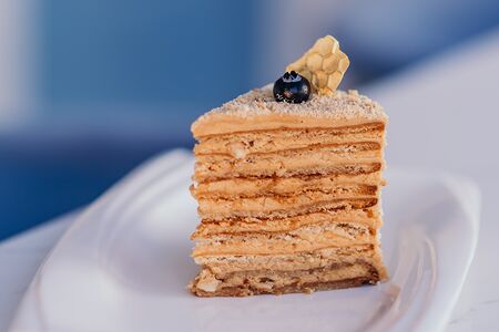 Торт медовый классический с фундуком