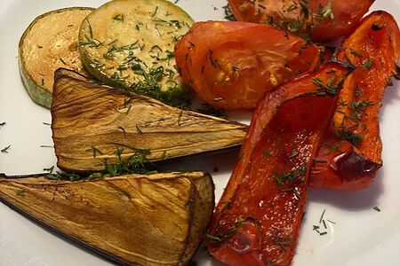 Овощи запеченные на гриле