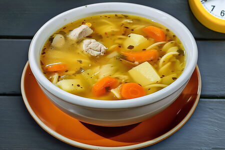 Куриный суп-лапша