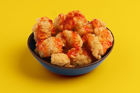 С соусом сладкий чили