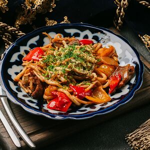 Жареный лагман