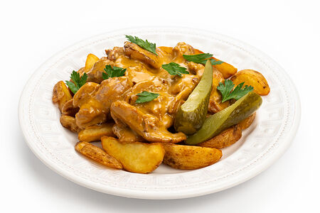 Горячая Сковорода с цыпленком