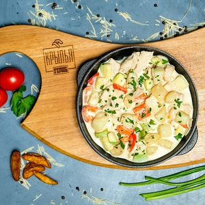 Мясная сковорода Запасной аэродром (с курицей)