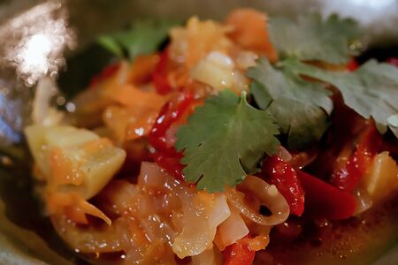 Салат из зеленых помидоров