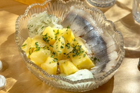 Скумбрия с картофелем