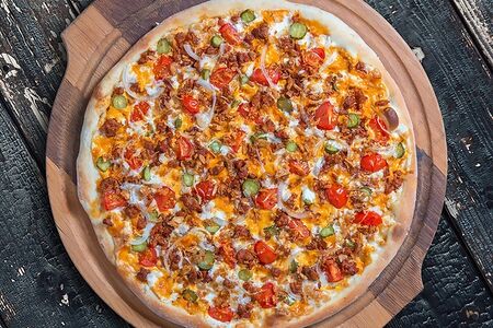 Пицца Чизбургер (тонкое тесто)