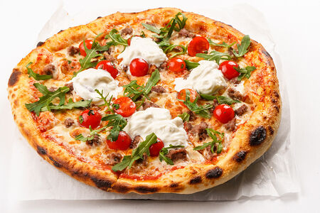 Пицца Мясная с сыром фета