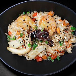 Рис-вок с морепродуктами