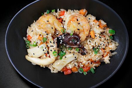 Рис-вок с морепродуктами