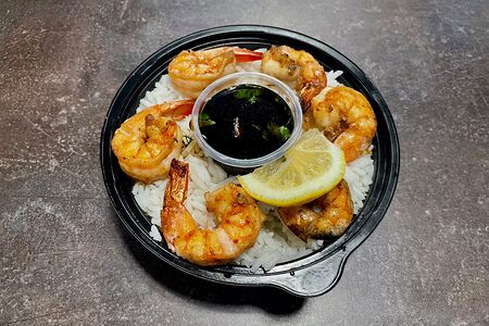 Креветки на мангале