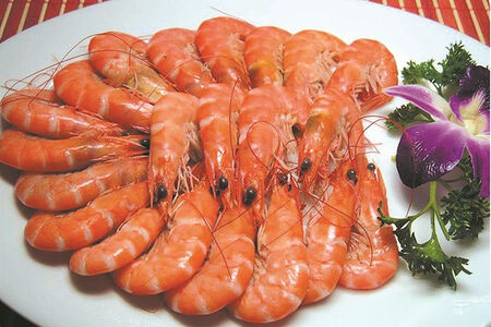 Креветки отварные