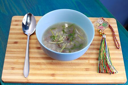 Суп перловый с кониной