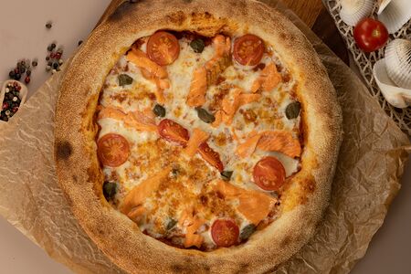 Пицца Лосось/каперсы