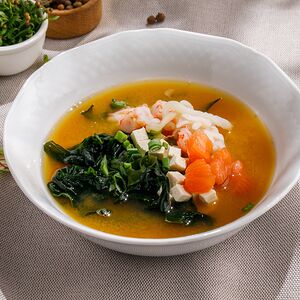 Мисо-суп с морепродуктами