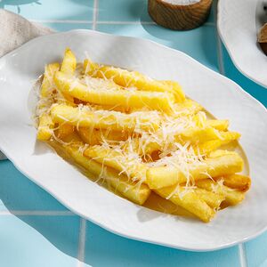 Картофель фри с пармезаном и трюфельным маслом