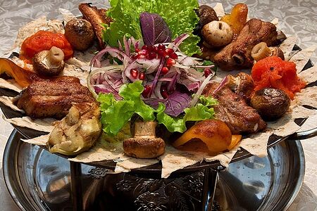 55. Садж-кабеб из баранины