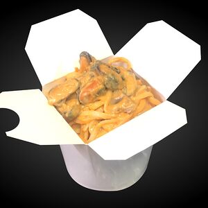 Паста с мидиями Том ям лапша