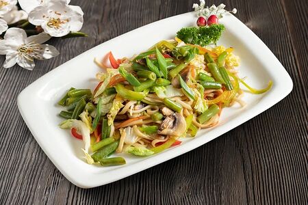 Удон с овощами