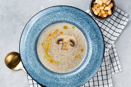 Крем-суп грибной