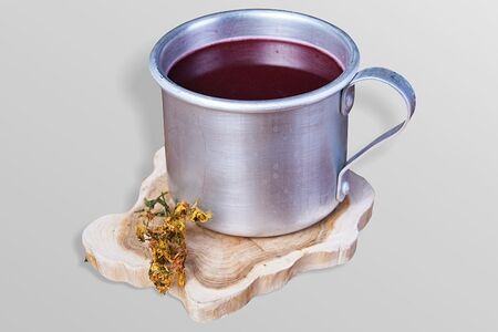 Морс из черной смородины собственного приготовления