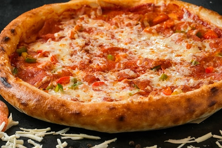 Пицца Пепперони и сладкий перец