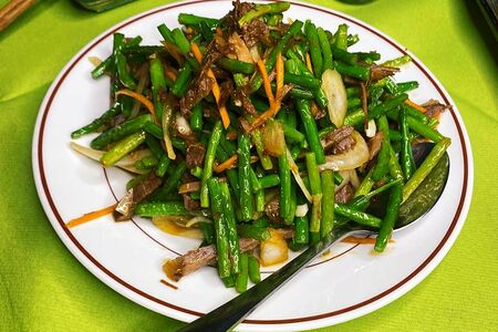 Стрелки чеснока с говядиной №112