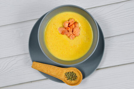 Крем-суп Сливочный с лососем