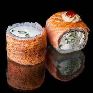 Опаленный лосось