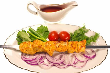 Шашлык из куриных бедер