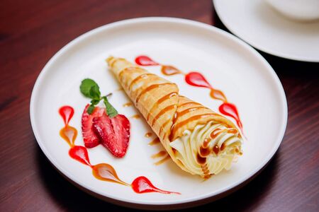 Вафельная трубочка