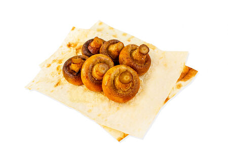 Шампиньоны на углях