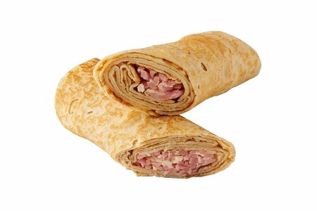 Блинчики с ветчиной и сыром