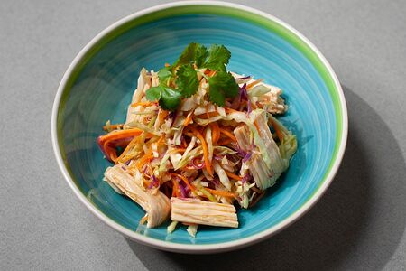 Салат со спаржей