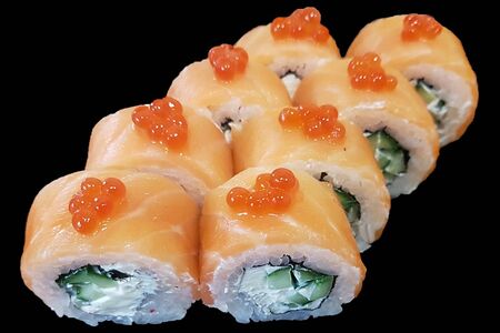 Ролл Филадельфия с икрой