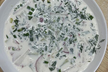 Окрошка из говядины